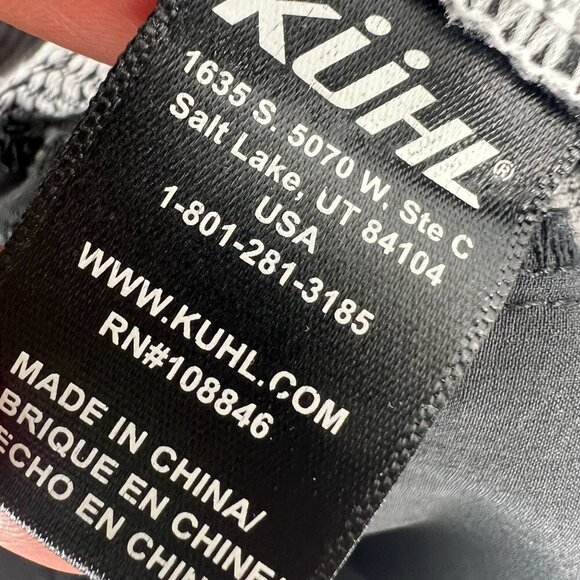 KUHL 2 Dark Gray Cotton Blend Pants Zipper Pockets Stretch‎ Hiking Cargo Slim - Picture 5 of 10